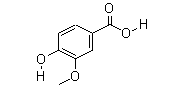 4-Hydroxy-3-Methoxybenzoic Acid(CAS:121-34-6)