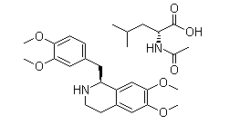 R-Tetrahydropapaverine N-Acetyl-L-Leucinate(CAS:141109-12-8)