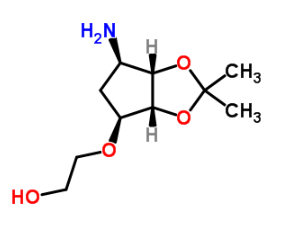 2-((3aR,4S,6R,6aS)-6-Amino-2,2-dimethyltetrahydro-3aH-Cyclopenta[d][1,3]dioxol-4-yloxy)ethanol L-Tataric Acid(CAS:274693-55-9)