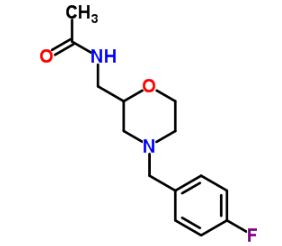 2-Acetylaminomethyl-4-(4-Fluorobenzyl)-Morpholine(CAS:112913-94-7)