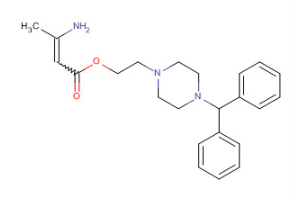 2-(4-Diphenylmethyl-1-Piperazinyl)ethyl 3-Aminocrotonate(CAS:90096-33-6)