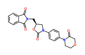 2-({(5S)-2-oxo-3-[4-(3-Oxomorpholin-4-yl)phenyl]-1,3-oxazolidin-5-yl}methyl)-1H-Isoindole-1,3(2H)-Dione(CAS:446292-08-6)