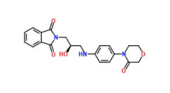 2-[(2R)-2-Hydroxy-3-{[4-(3-oxomorpholin-4-yl)phenyl]amino}propyl]-1H-Isoindole-1,3(2H)-Dione(CAS:446292-07-5)