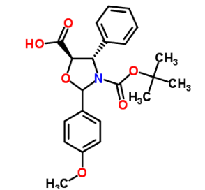 (4S,5R)-3-Tert-Butoxy-2-(4-Methoxyphenyl)-4-Phenyl-5-Oxazolidine Carboxylic Acid(CAS:196404-55-4)