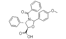 (4S,5R)-3-Benzoyl-2-(4-Methoxyphenyl)-4-PHenyl-5-Oxazolidine Carboxylic Acid(CAS:949023-16-9)