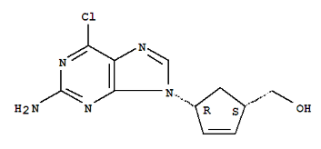 (1S,4R)-4-(2-Amino-6-Chloro-9H-Purin-9-yl)-2-Cyclopentene-1-Methanol(CAS:136522-33-3)