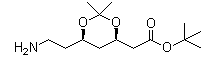 (4R,Cis)-1,1-Dimethylethyl-6-Aminoethyl-2,2-Dimethyl-1,3-Dioxane-4-Acetate(CAS:125995-13-3)