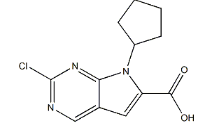 2-Chloro-7-Cyclopentyl-7H-Pyrrolo[2,3-d]pyrimidine-6-Carboxylic Acid(CAS:1211443-58-1)