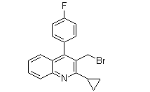 3-(Bromomethyl)-2-Cyclopropyl-4-(4'-Fuorophenyl)quinoline(CAS:154057-56-4)