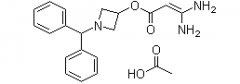 1-(Diphenylmethyl)-3-Azetidinyl 3,3-Diaminoacrylate Acetate(CAS:221906-67-8)