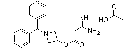 3-Amino-3-Iminopropanoic Acid 1-(Diphenylmethyl)-3-Azetidinyl Ester Acetate(CAS:170749-59-4)