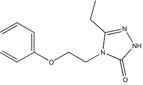 5-Ethyl-4-(2-Phenoxy-Ethyl)-2H-1,2,4-Triazol-3(4H)-One(CAS:95885-13-5)