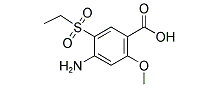 4-Amino-5-(Ethyl Sulfonyl)-2-Methoxybenzoic Acid(CAS:71675-87-1)