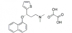 S-(+)-N,N-Dimethyl-3-(1-Naphthoxy)-3-(2-Thienyl)-1-Propylamine OxalateS-(+)-N,N-Dimethyl-3-(1-Naphthoxy)-3-(2-Thienyl)-1-Propylamine Oxalate(CAS:132335-47-8)