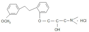 2-[2-[3-(Dimethylamino)-2-Hydroxypropoxy]phenyl]ethyl]-3-Methoxybenzene Hydrochloride(CAS:135261-74-4)