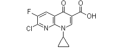 Ethyl 1-Cyclopropyl-7-Choro-6-Fluoro-1,4-Dihydro-4-oxo-1,8-Naphthylridine Carboxylate(CAS:96568-07-9)