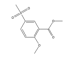 2-Methoxy-5-Methylsulfonyl Methyl Benzoate(CAS:63484-12-8)