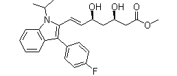 Tert-Butyl(E)-3,5-Dihydroxy-7-[3-(4-Fluorophenl)-1-Methylethyl-Indol-2'-yl]-hept-6-Enoate(CAS:93957-53-0)