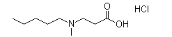 3-(N-Methylpentylamino)Propionic Acid Hydrochloride(CAS:625120-81-2)