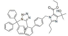 Ethyl 4-(1-Hydroxy-1-Methylethyl)-2-Propyl-1-[(2'-1H-Tetrazol-5-ylbiphenyl-4-yl)(CAS:189400-21-3)