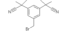 3,5-Bis(1-Cyano-1-Methylethyl)Bromomethyl Benzene(CAS:120511-84-4)