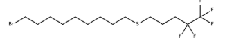 1-Bromo-9-[(4,4,5,5,5-Pentafluoropentyl)sulfanyl]Nonane(CAS:148757-89-5)