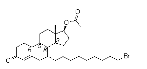 (7a,17b)-17-Acetyloxy-Estra-4-Ene-7-(9-Bromononyl)-3-One(CAS:875573-63-0)