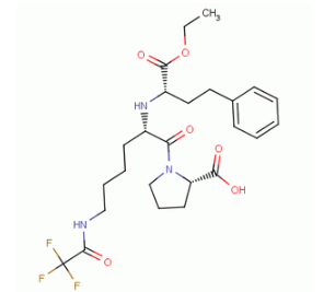 1-[N2-[(1S)-Ethoxycarbonyl-3-Phenylpropyl]-N6-Trifluoroacetyl]-L-Lysyl-L-Proline(CAS:103300-91-0)