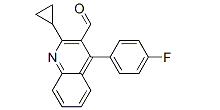 2-Cyclopropyl-4-(4-Fluorophenyl)quinoline-3-Carbaldehyde(CAS:121660-37-5)