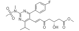 7-[4-Fluorophenyl]-6-Isopropyl)-2-(N-Methyl-N-Methylsulfonylamino)pyrimidine-5-yl]-(3R)-3-(Terbutyldimethylsilyloxy)-5-oxo-6E-Heptane Acid,Methyl Ester(CAS:147118-39-6)