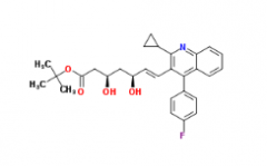 Tert-Butyl (3R,5S,E)-7-(2-Cyclopropyl)-4-(4-Fluorophenyl)quinolin-3-yl)-3,5-Dihydroxyhept-6-Enoate(CAS:586966-54-3)