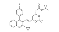 Tert-Butyl 2-((4R,6S)-6-((E)-2-(2-Cyclopropyl-4-(4-Fluorophenyl)quinolin-3-yl)vinyl)-2,2-Dimethyl-1,3-Dioxan-4-yl)Acetate(CAS:147489-06-3)