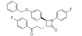 (3R,4S)-4-(4-(Benzyloxy)phenyl-1-(4-Fluorophenyl)-3-(3-(4-Fluorophenyl)-3-Oxopropyl)azetidin-2-one(CAS:190595-65-4)