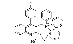 [2-Cyclopropyl-4-(4-Fluorophenyl)-Quinolin-3-ylmethyl]-Triphenyl-Phosphonium Bromido(CAS:154057-58-6)