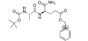 N-[(1,1-Dimethylethoxy)Carbonyl]-L-Alanyl-D-Alpha-Glutamine Phenylmethyl Ester(CAS:18814-49-8)