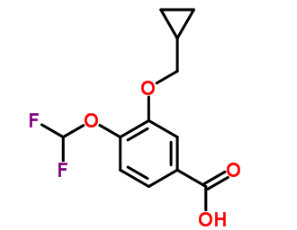 3-Cyclopropylmethoxy-4-Difluoromethoxybenzoic Acid(CAS:162401-62-9)