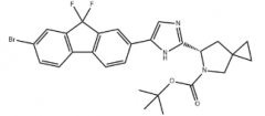 Tert-Butyl (S)-6-(5-(7-Bromo-9,9-Difluoro-9H-Fluoren-2-yl)-1H-Imidazol-2-yl)-5-Azaspio[2,4]heptane-5-Carboxylate(CAS:1441670-89-8)