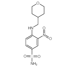 3-Nitro-4-(((Tetrahydro-1H-Pyran-4-yl)methyl)amino)benzenesulfonamide(CAS:1228779-96-1)