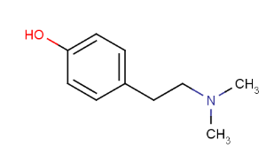 Hordenine,4-(2-Dimethylaminoethyl)Phenol(CAS:539-15-1)