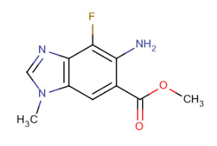 Methyl 5-Amino-4-Fluoro-1-Methyl-1H-Benzo[d]imidazole-6-Carboxylate(CAS:918321-20-7)