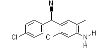 4-Amino-2-Chloro-Alpha-(4-Chlorophenyl)-5-Methylbenzeneacetonitrile(CAS:61437-85-2)