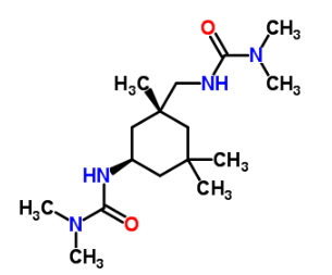 1-(3,3-Dimethylureido)-3-[(3,3-Dimethylureido)methyl]-3,5,5-Trimethylcyclohexane(CAS:39992-90-0)