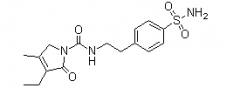 4-[2-[(3-Ethyl-4-Methyl-2-oxo-3-Pyrrolin-1-yl)Carboxamido]ethyl]Benzenesulfonamide(CAS:119018-29-0)