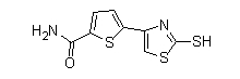 2-Carbamoyl-5-(2-Mercapto-1,3-Thiazol-4-yl)-Thiophene(CAS:52560-89-1)