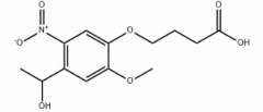 4-[4-(1-Hydroxyethyl)-2-Methoxy-5-Nitrophenoxy]Butanoic Acid(CAS:175281-76-2)