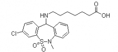 7-[(3-Chloro-6,11-Dihydro-6-Methyldibenzo[c,f][1,2]thiazepin-11-yl)-Aminio]heptanoic Acid S,S-Dioxide(CAS:66981-73-5)