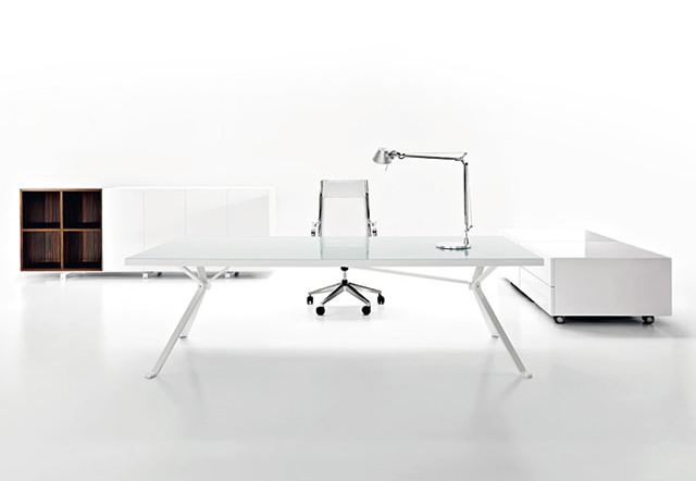 Foldable Steel White Leg Stone Top Office Desks For Sale