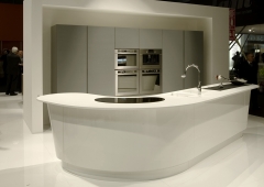 Arc Shape Special Design Artificial Stone Kitchen Counter