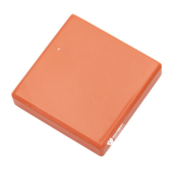 Orange Red Artificial Solid Surface Stone