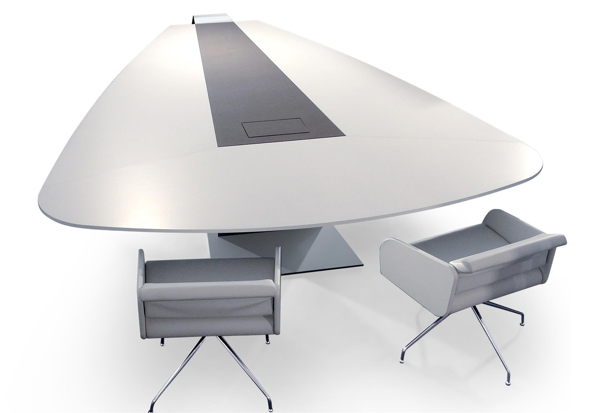 6 person cool luxury meeting room modern conference table